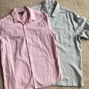 Bundle of 2 Men's Pink and Gray Shirts